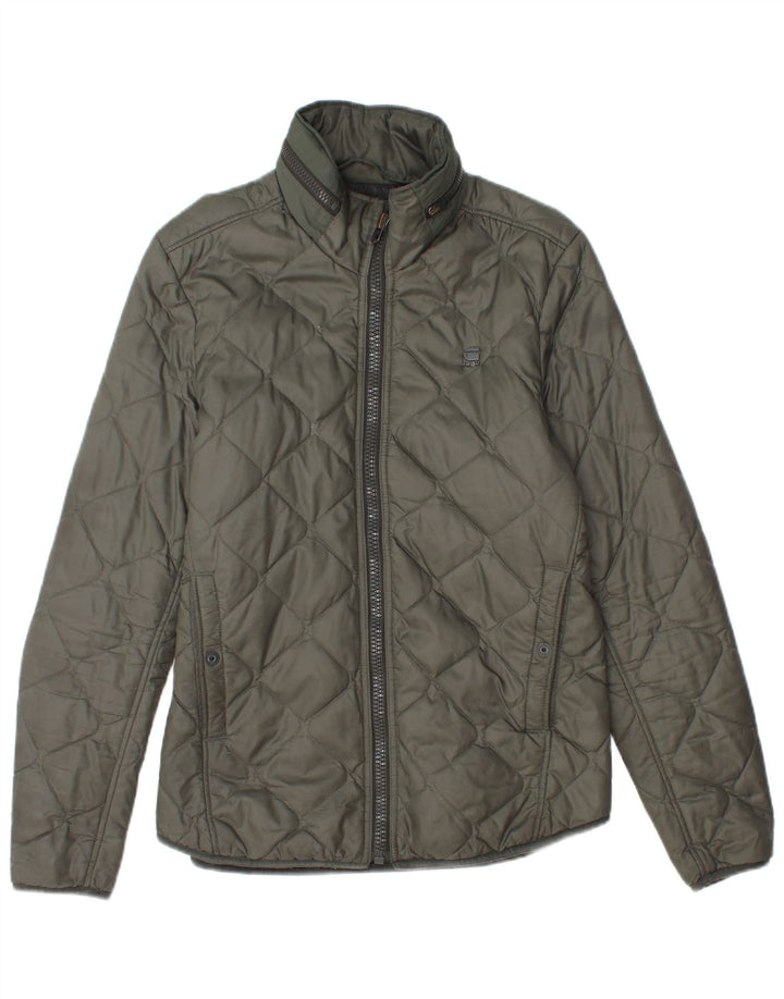 Giacca trapuntata con cappuccio da uomo G-Star UK 36 Small Khaki Poliammide