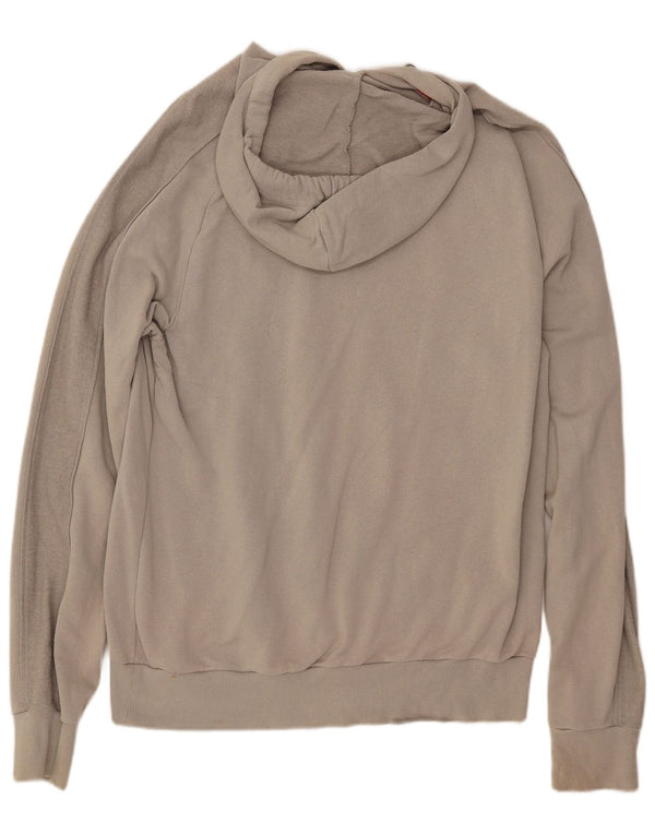 Felpa con cappuccio grafica da uomo PUMA grande in cotone grigio