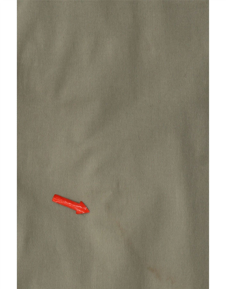 Pantaloni chino regolari da donna Marks & Spencer W34 L33 cotone verde