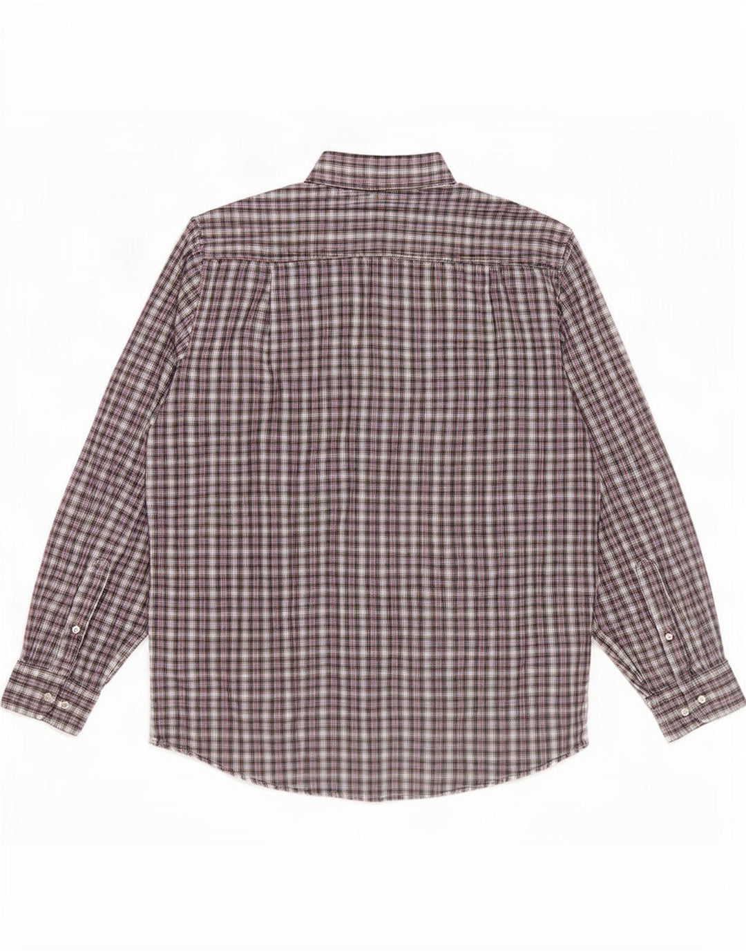 Camicia da uomo in flanella Rosengarten taglia 41/42 grande cotone a quadri multicolore