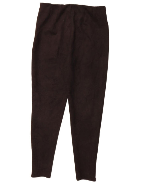 Leggings Zara da donna UK 14 grande poliestere nero
