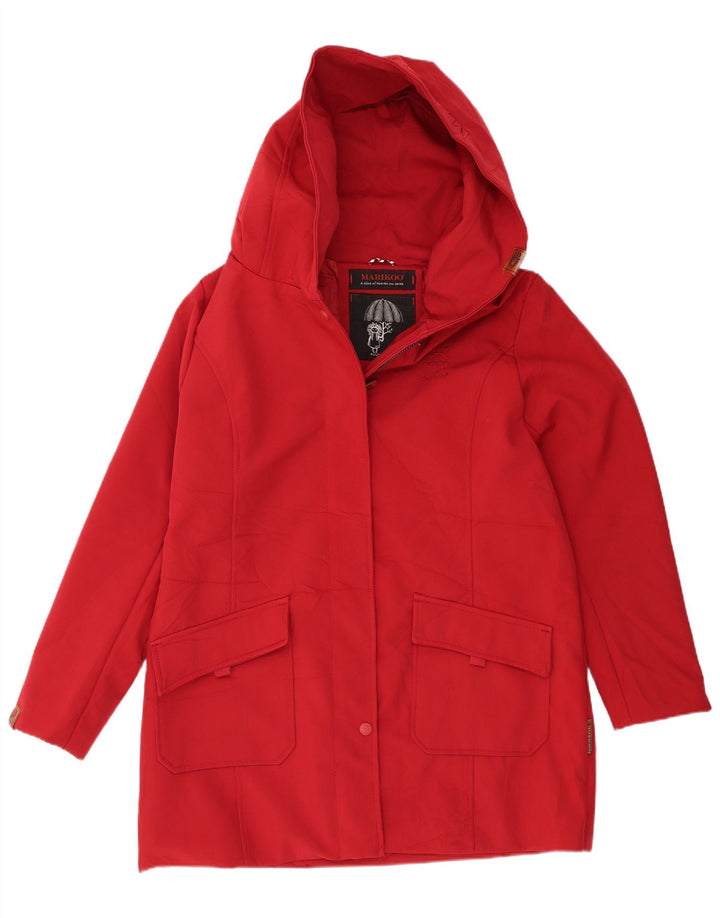 Soprabito con cappuccio da donna Marikoo UK 20 2XL poliestere rosso