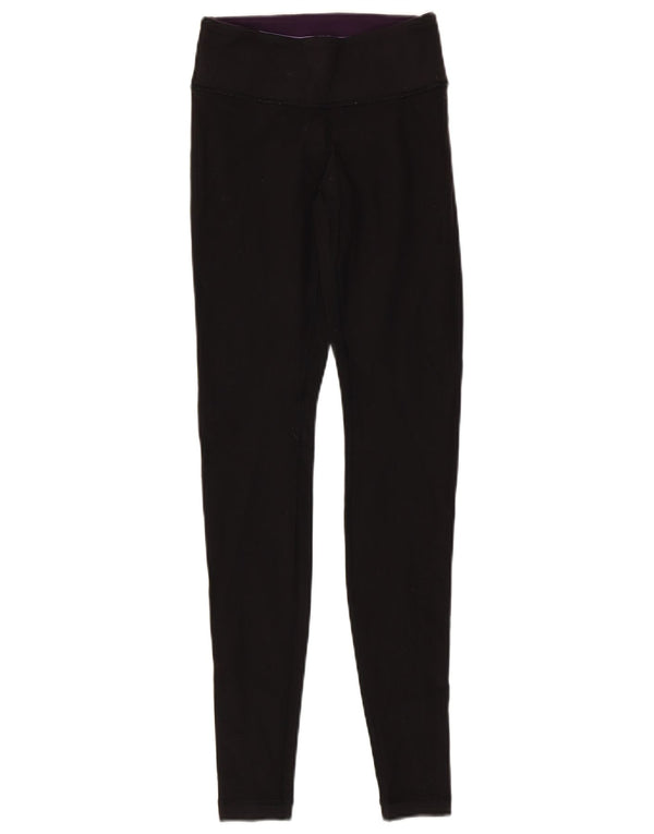 Leggings da donna Lululemon US 2 XS sintetici neri