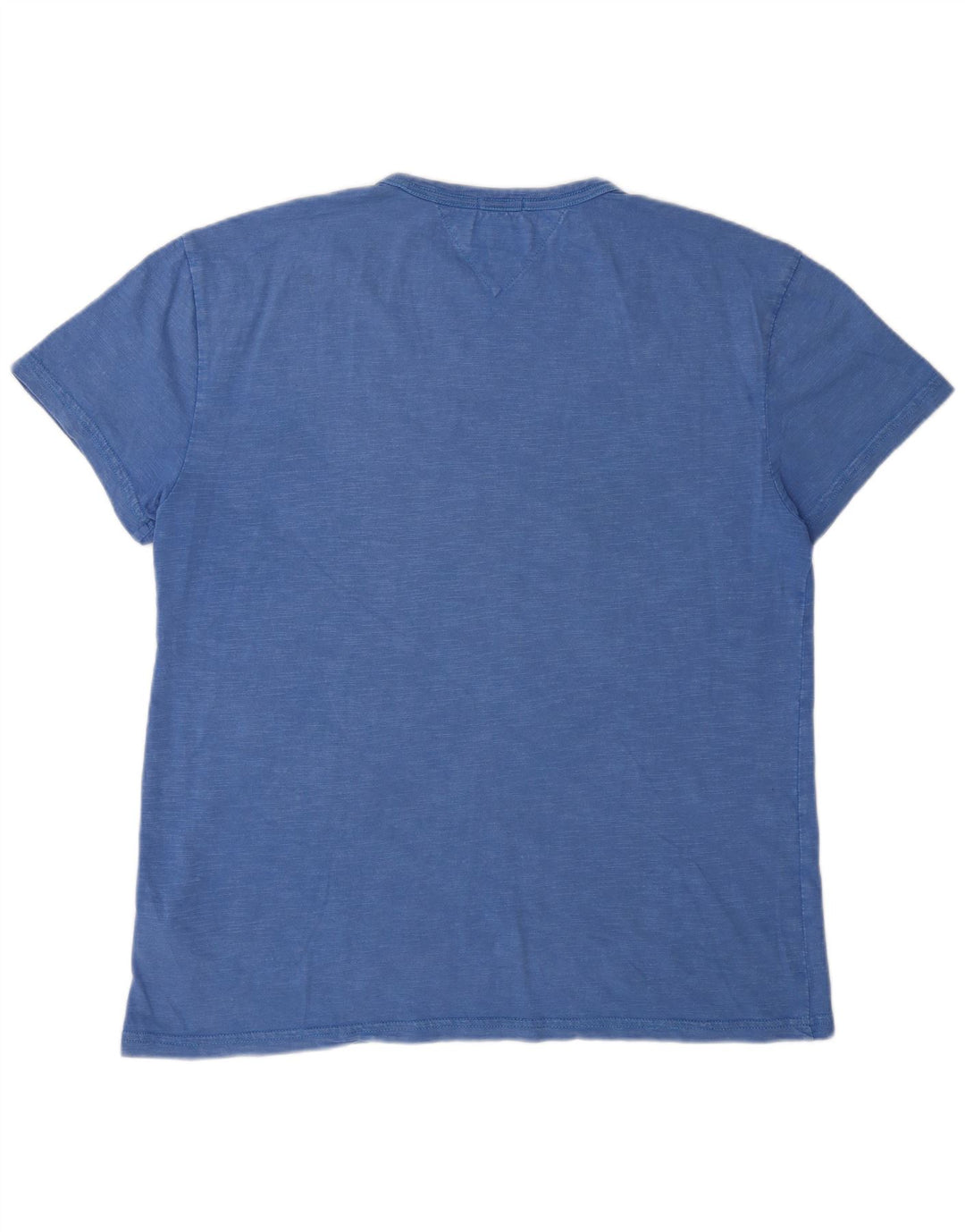 T-shirt grafica da uomo Tommy Hilfiger Top piccola in cotone blu
