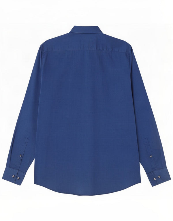 Camicia slim fit da uomo Hugo Boss taglia 42 16 1/2 grande cotone blu