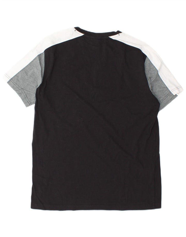 T-shirt grafica da uomo Champion Top color block nero medio