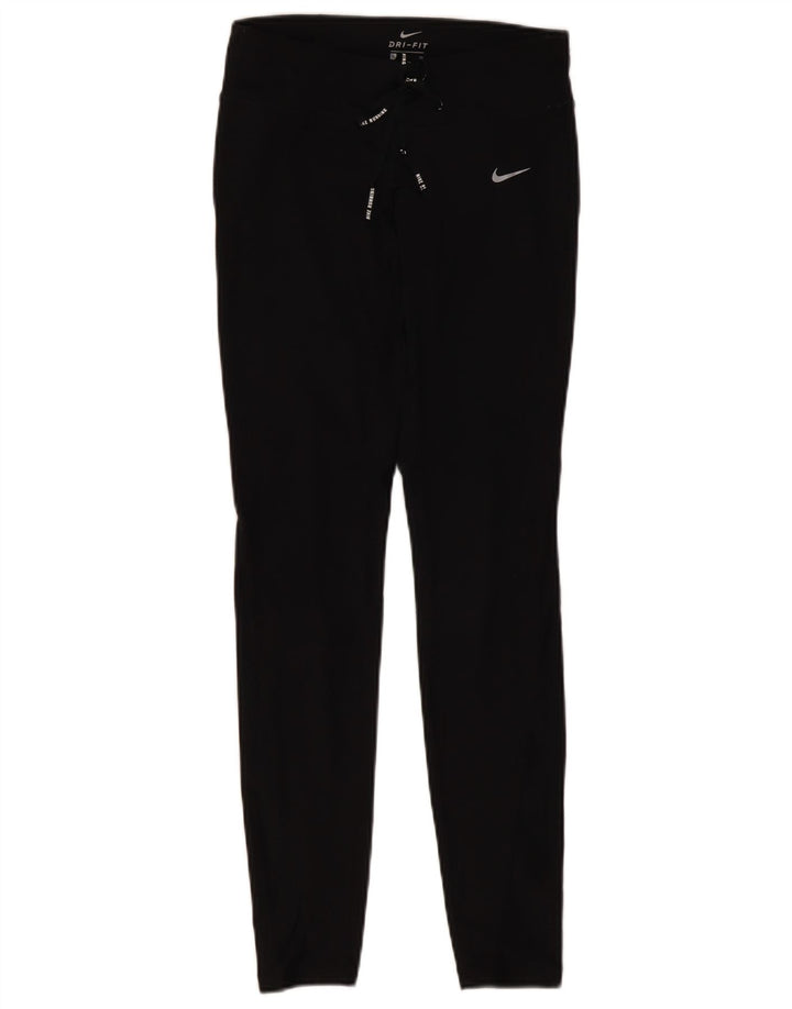 Leggings Nike Dri Fit da donna UK 8 Small Nero Poliestere