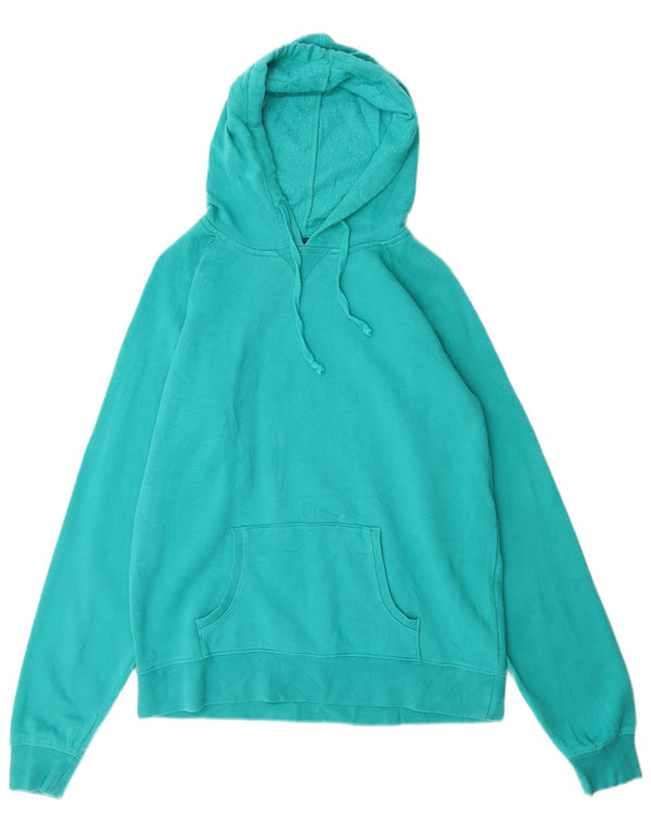 Felpa con cappuccio da donna Champion UK 16 Large in cotone turchese