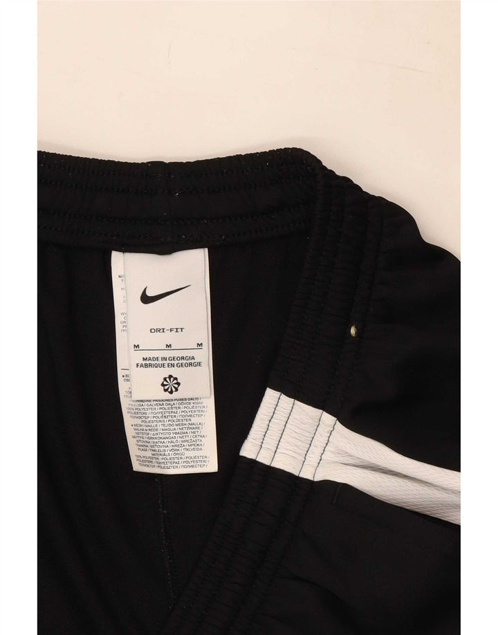 Pantaloni da tuta Nike Dri Fit da uomo in poliestere color block medio nero