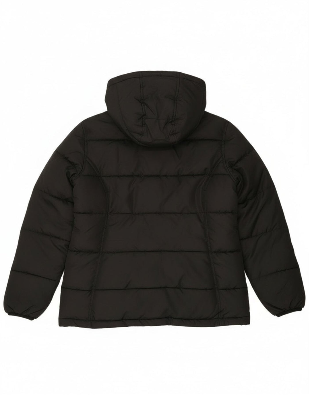 Giacca imbottita con cappuccio Reebok da donna con grafica UK 10 piccola nera