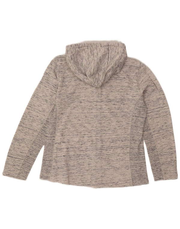 Felpa con cappuccio e zip da donna CHAMPION UK 18 XL Grigio chiazzato
