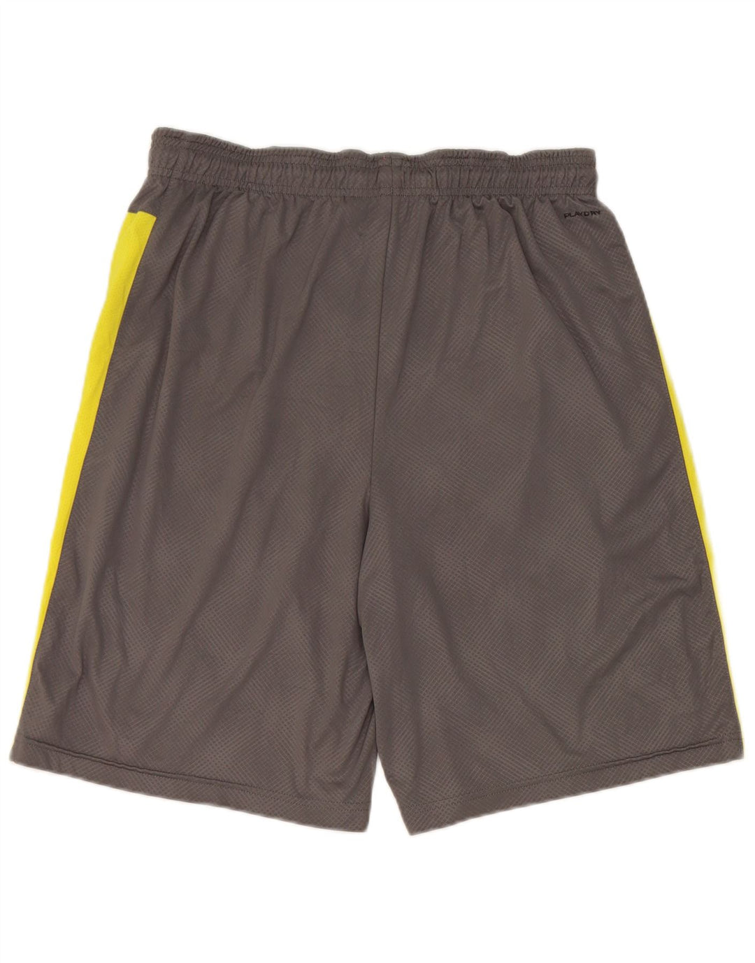 Pantaloncini sportivi Reebok da uomo in poliestere color block grigio medio