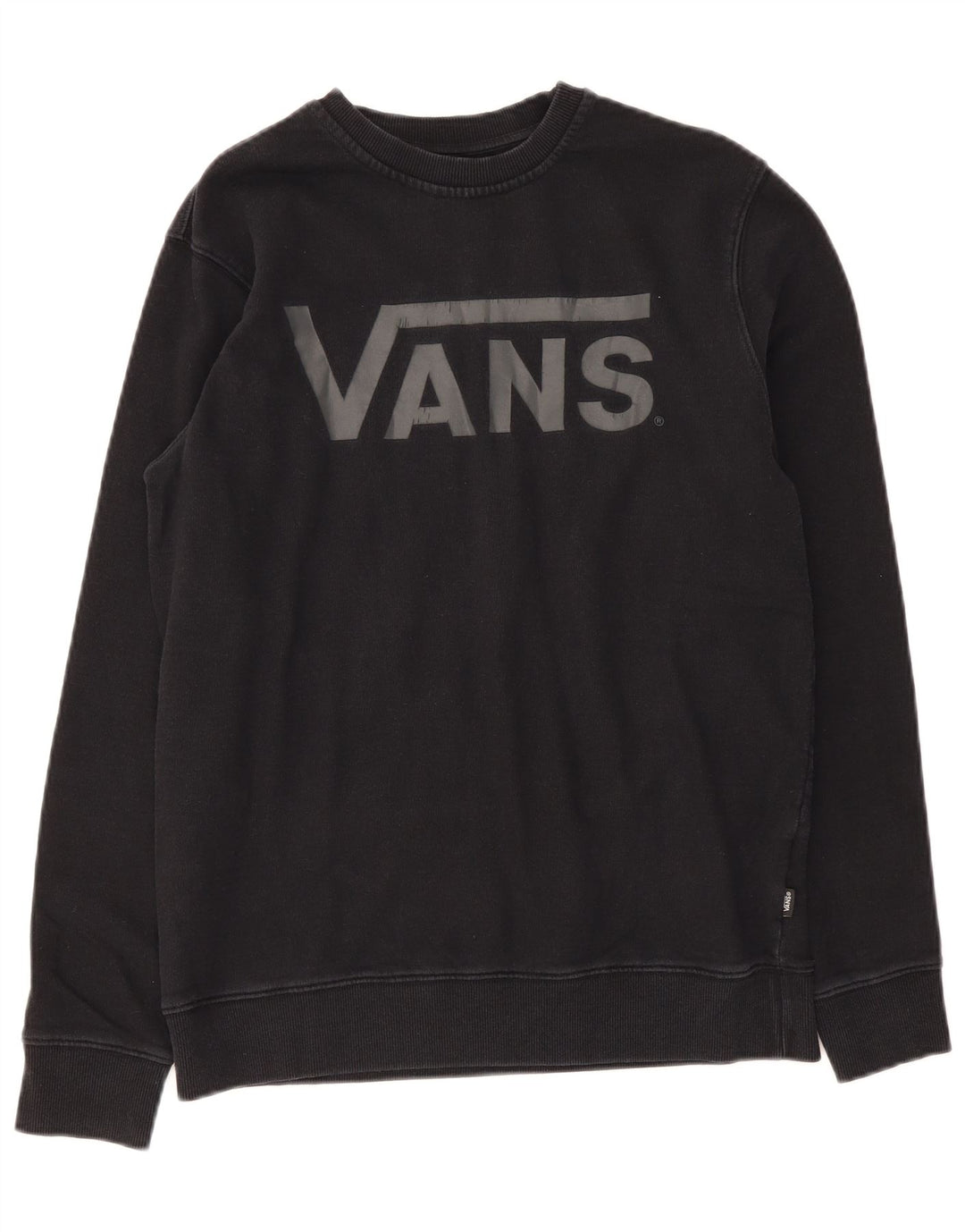 Felpa da uomo Vans in cotone nero medio