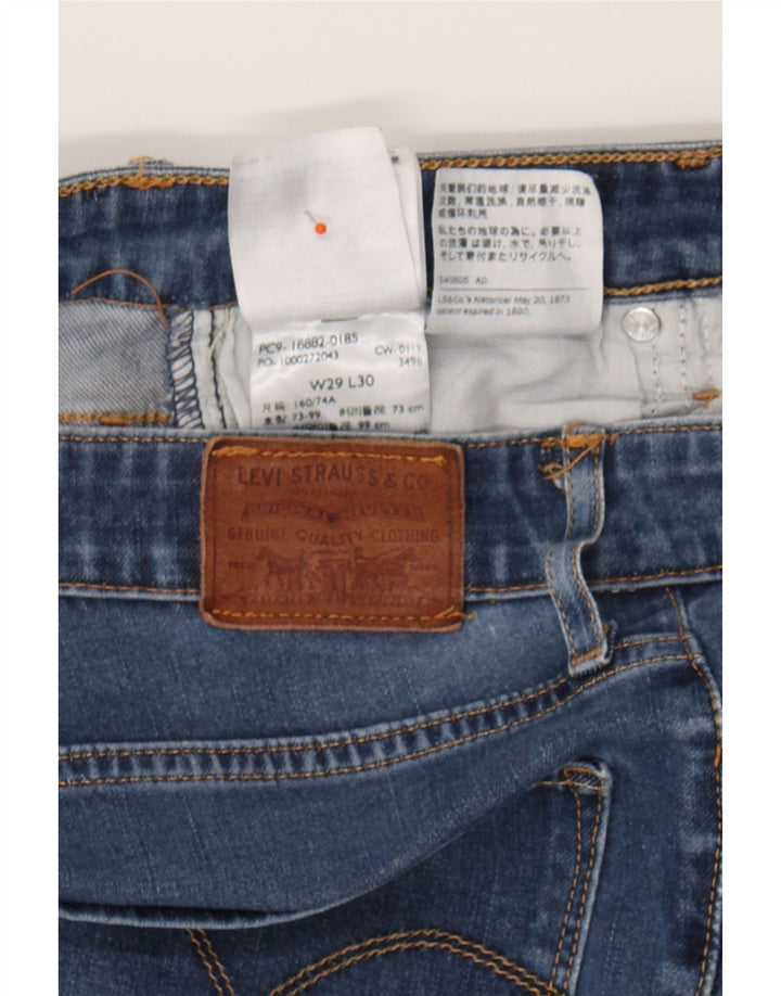 LEVI'S Womens Distressed Skinny Jeans W29 L30 Blue Vintage Levi's and Second-Hand Levi's from Messina Hembry 