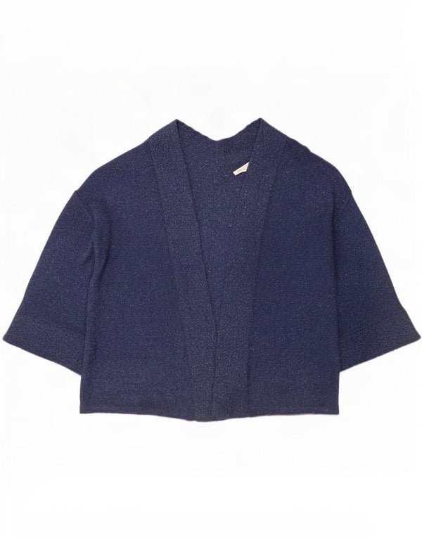 White Stuff Maglione Bolero oversize da donna con maniche a 3/4 UK 18 XL Blu navy