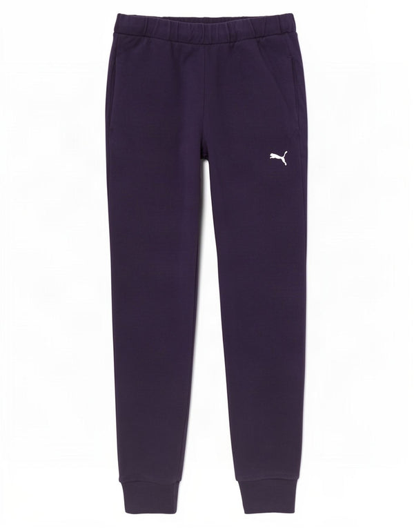 Pantaloni da tuta da uomo Puma Joggers medi in cotone blu navy