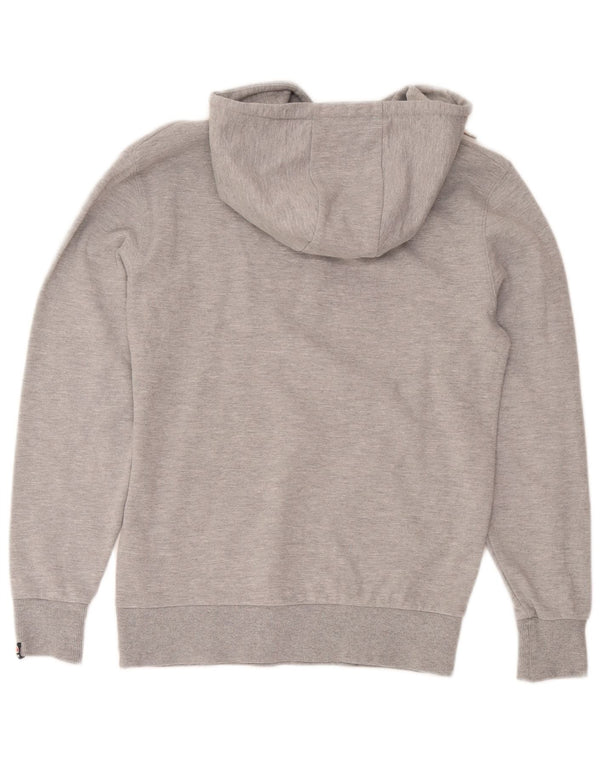 Felpa con cappuccio grafica da uomo Ellesse, piccola, in cotone grigio screziato