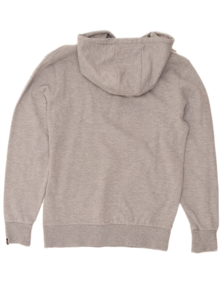 Felpa con cappuccio grafica da uomo Ellesse, piccola, in cotone grigio screziato