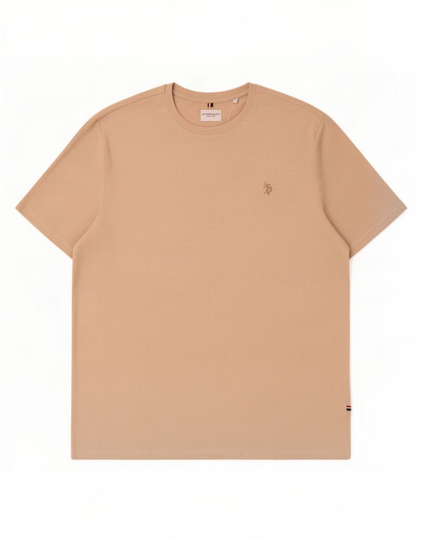 Polo Assn. T-shirt da uomo Top 2XL in cotone beige