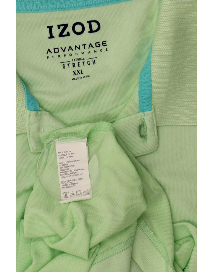 Polo da uomo IZOD 2XL in cotone verde