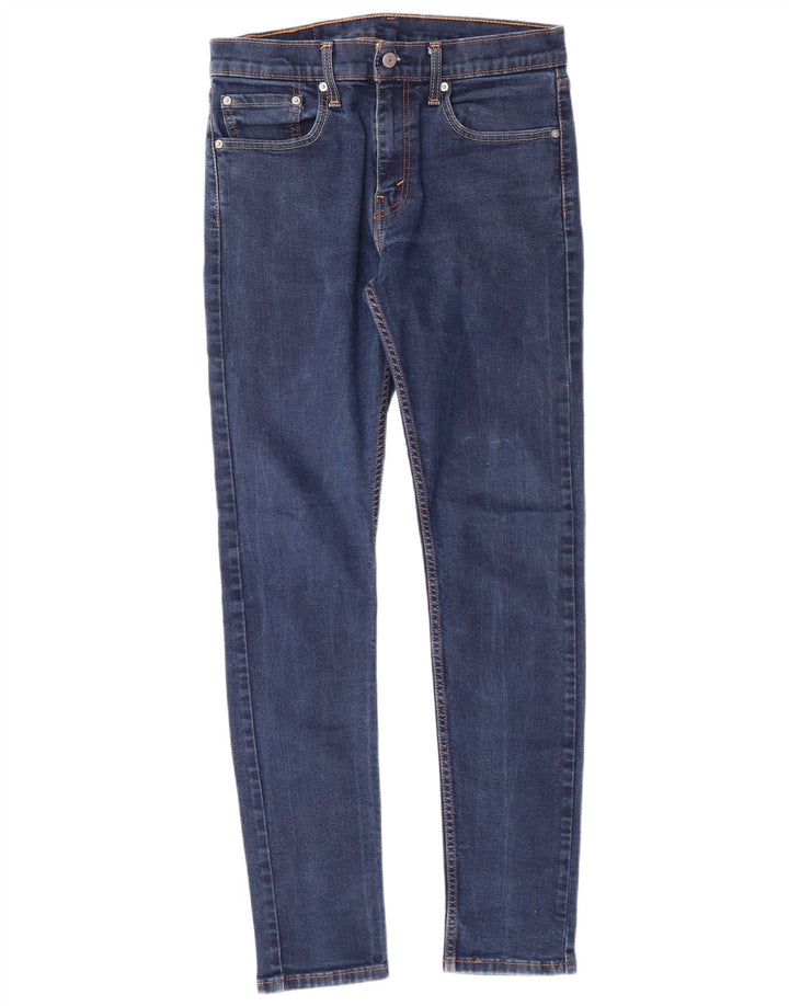 Jeans Levi's Uomo 512 Slim Tapered W32 L31 Cotone Blu