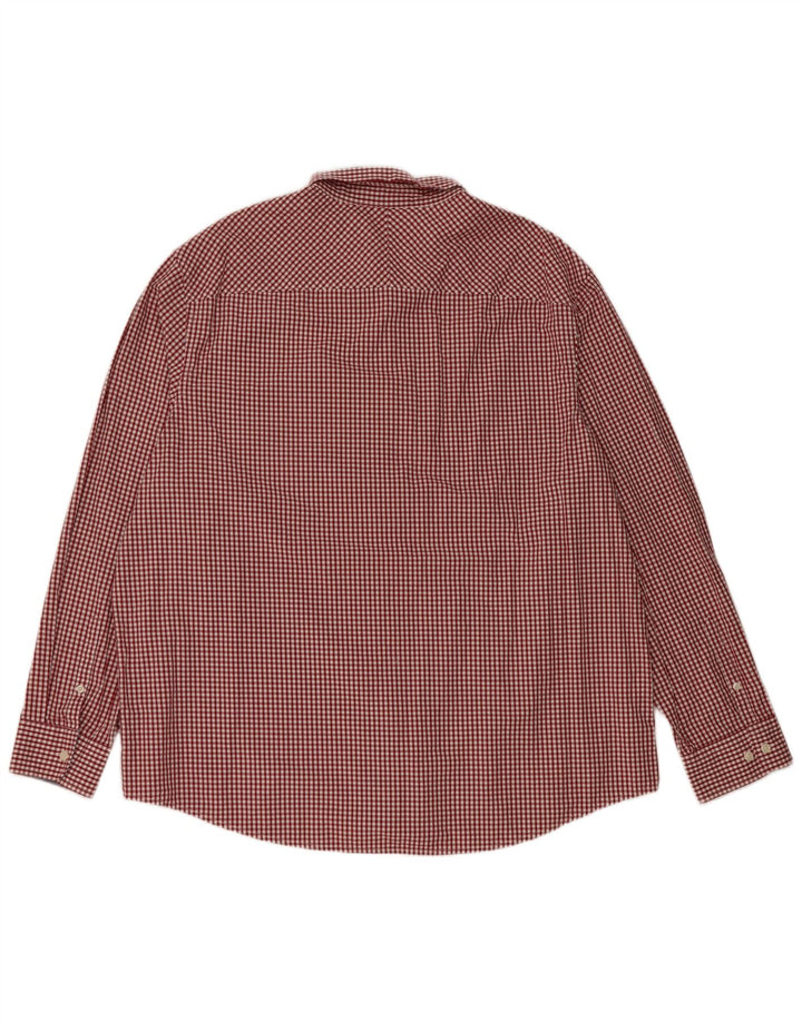 Camicia da uomo Penguin XL in cotone a quadretti rossi