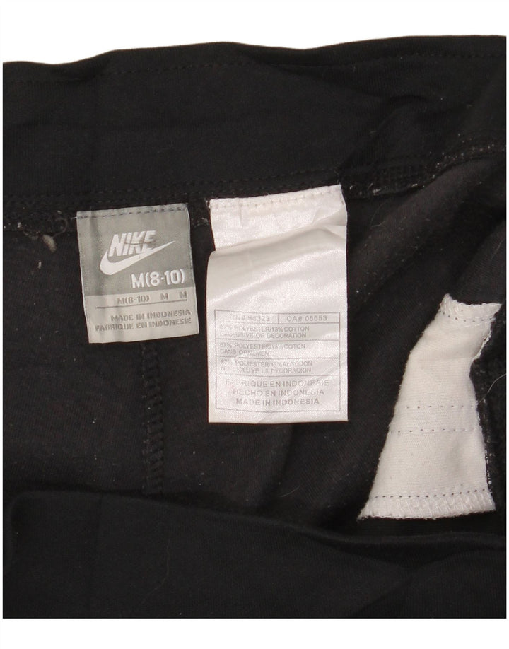 Pantaloni della tuta Nike Capri da donna US 8/10 Medium Nero Poliestere