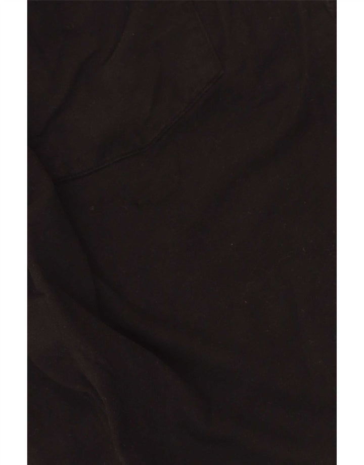 Pantaloncini sportivi da uomo Lotto grandi in cotone nero