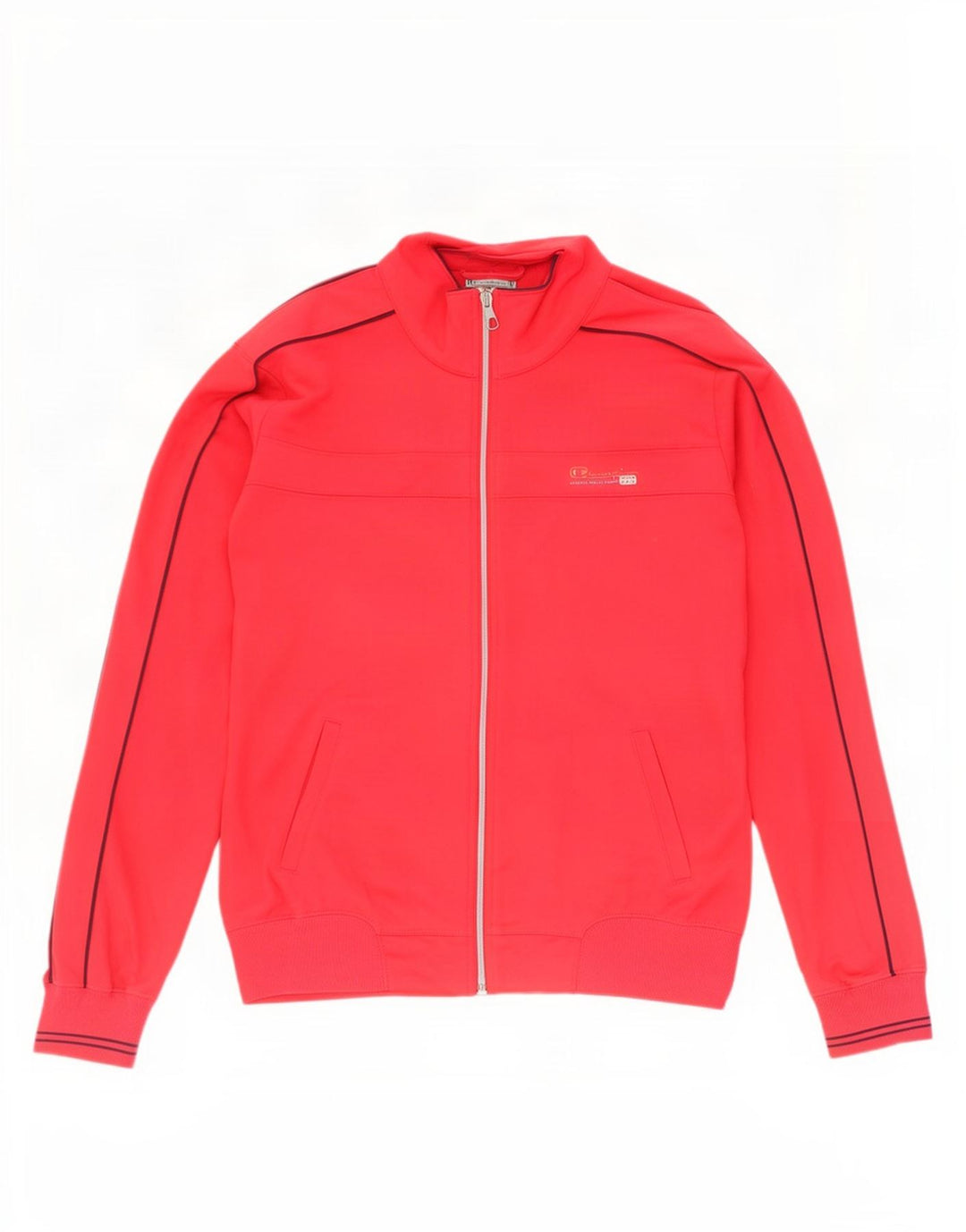 Giacca da ginnastica Champion da donna Heritage Fit, UK 16, grande, in poliestere rosso