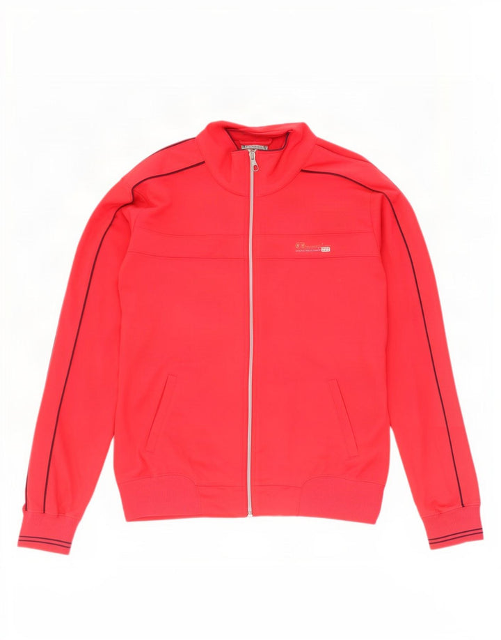 Giacca da ginnastica Champion da donna Heritage Fit, UK 16, grande, in poliestere rosso