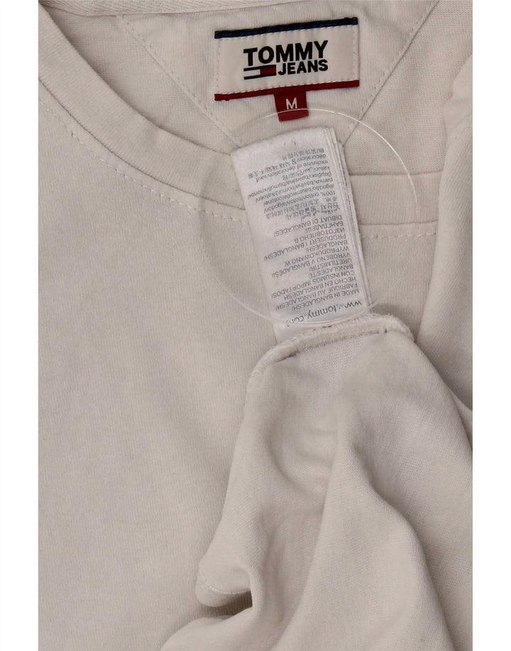 T-shirt da uomo Tommy Hilfiger Top in cotone bianco medio