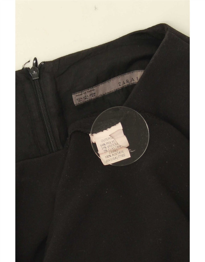 Abito tubino Zara da donna UK 18 XL poliestere nero