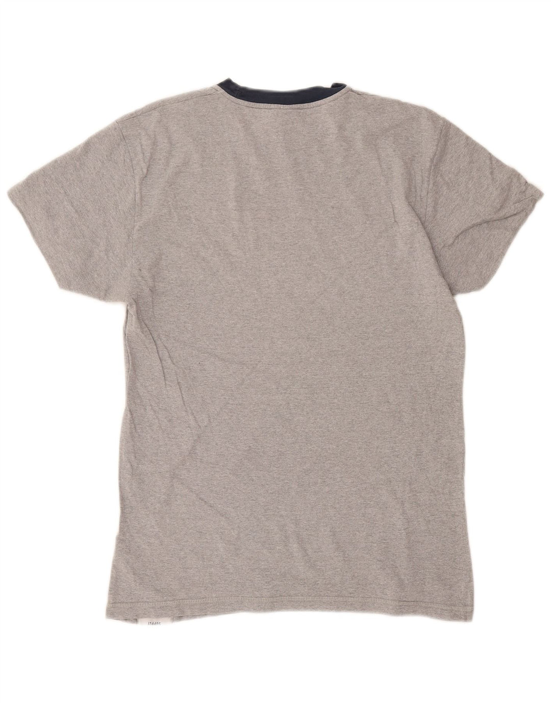 T-shirt grafica da uomo Champion Top in cotone grigio medio