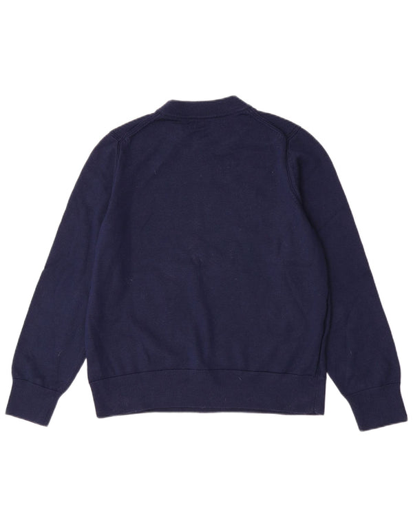 Maglione maglione girocollo da donna Cos in lana blu navy medio