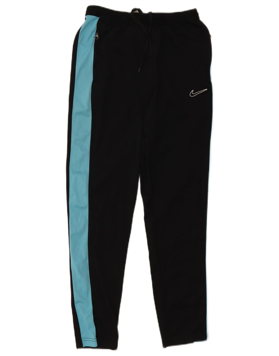 Pantaloni da tuta slim Nike Dri Fit da uomo, piccoli, in poliestere color block nero