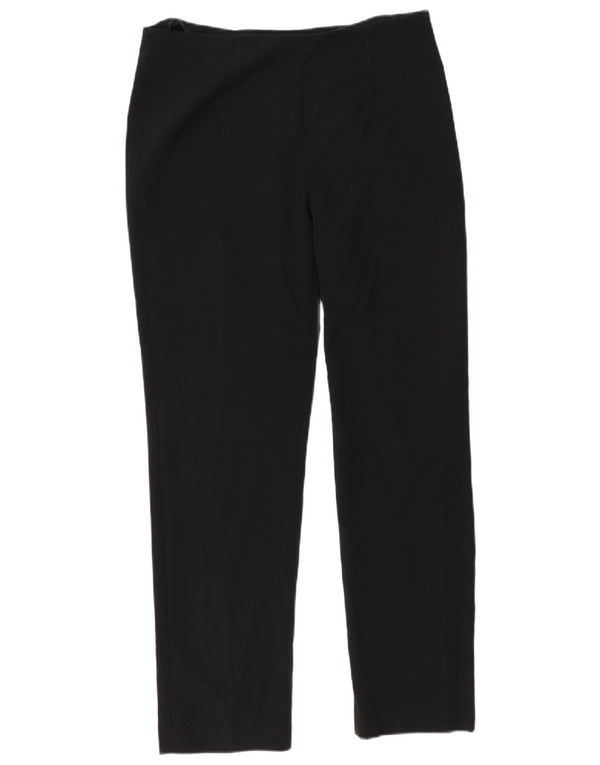 Pantaloni casual affusolati da donna Marks & Spencer UK 12 medi W32 L30 neri