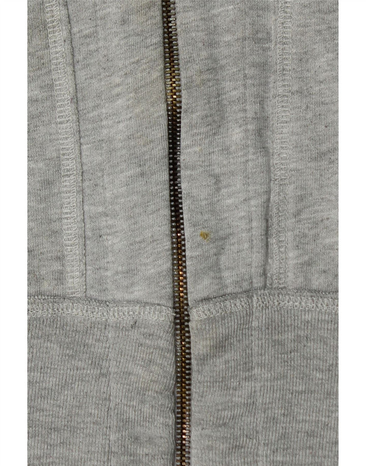 REPLAY Mens Graphic Zip Hoodie Sweater Medium Grey