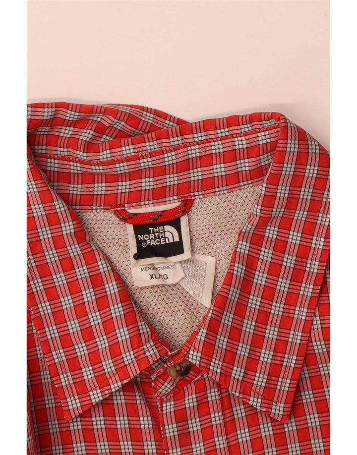 Camicia a maniche corte da uomo The North Face XL Red Check Modal