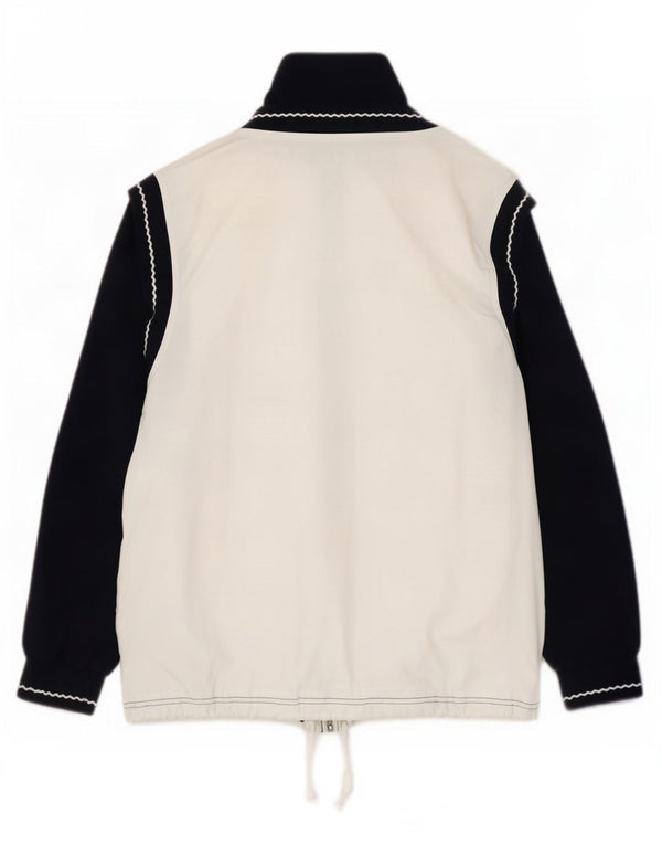 Sergio Tacchini Mens Tracksuit Top Jacket Large White Colourblock Polyester