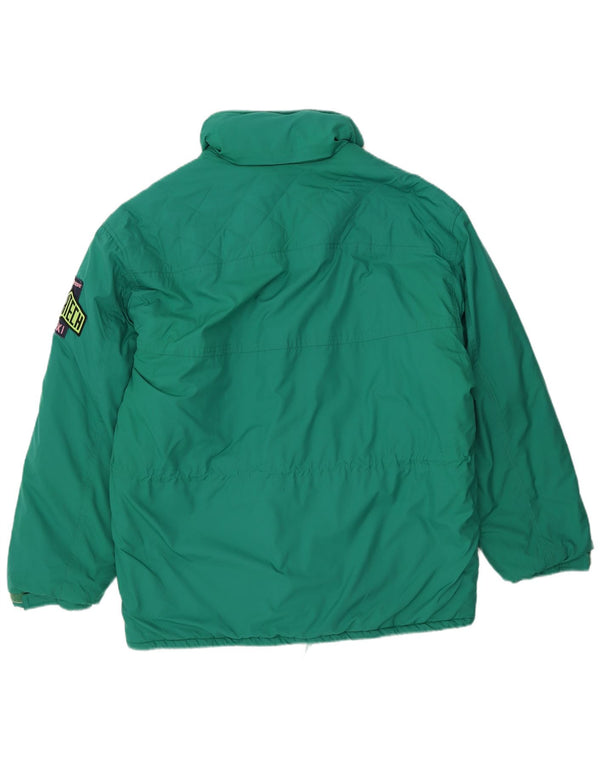 Ellesse Giacca da sci con cappuccio Gore-Tex da uomo IT 50 Large Verde Poliestere
