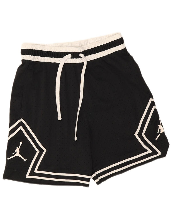 Pantaloncini sportivi Jordan Dri Fit Graphic da uomo, piccoli, in poliestere color block nero