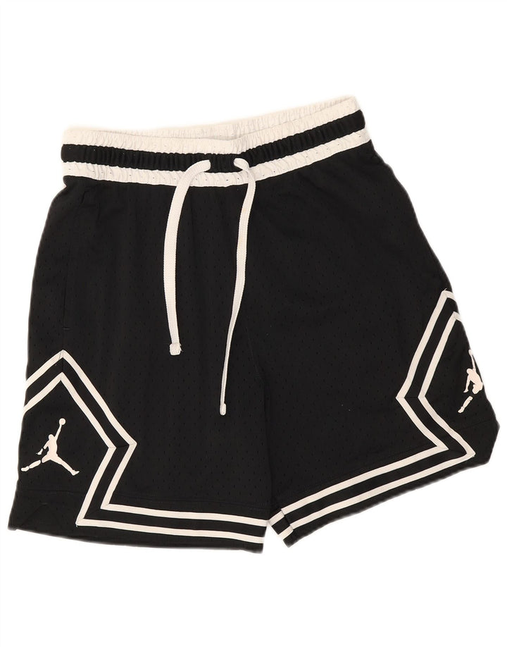 Pantaloncini sportivi Jordan Dri Fit Graphic da uomo, piccoli, in poliestere color block nero