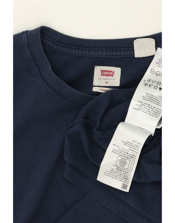T-shirt standard da uomo LEVI'S Top in cotone blu navy medio