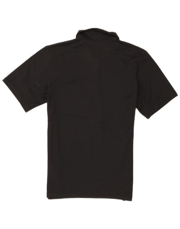 Polo Nike da uomo Dri Fit piccola in poliestere nero