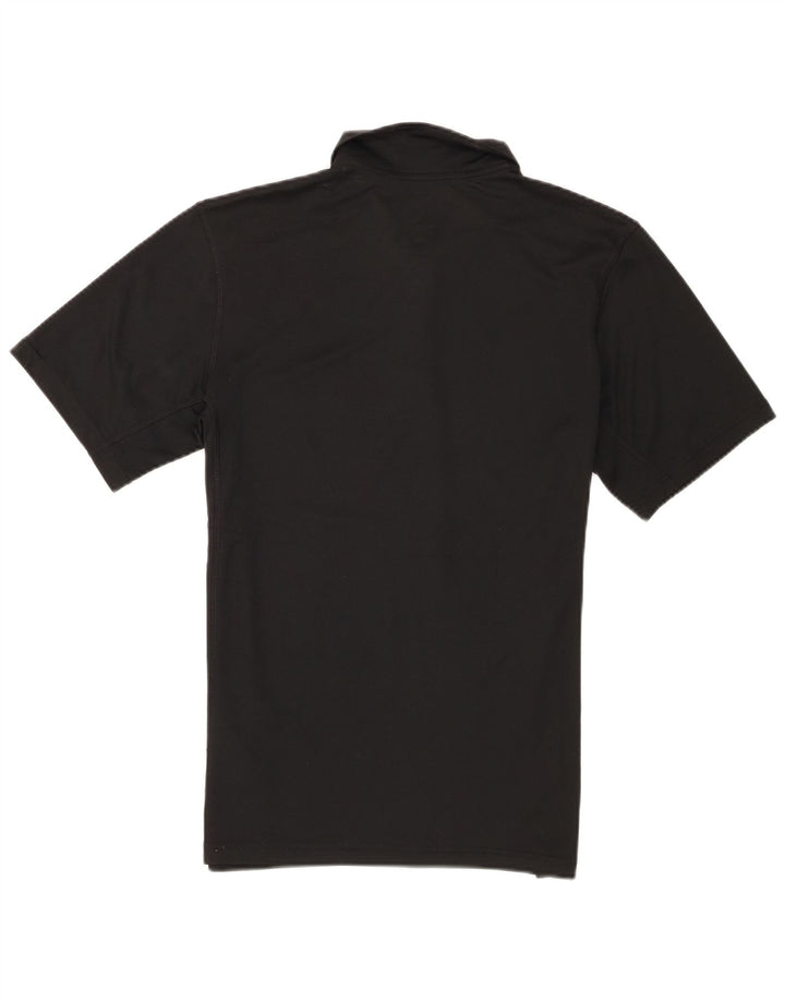 Polo Nike da uomo Dri Fit piccola in poliestere nero