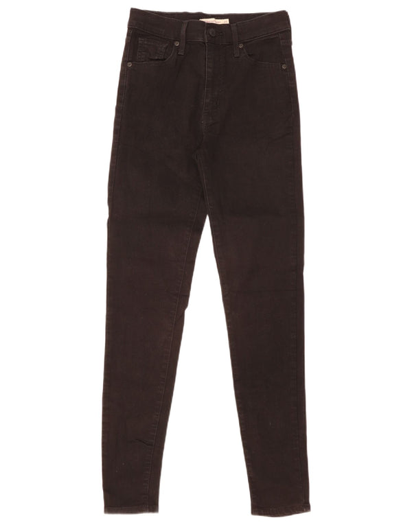 Jeans Levi's Mile High Super Skinny da donna W26 L30 cotone nero