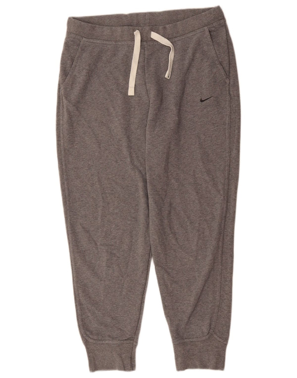 Pantaloni da tuta da donna Nike Dri Fit Joggers UK 14 Large Grigio Cotone