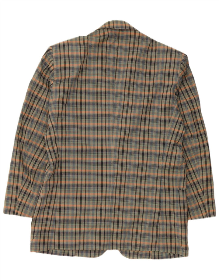 Giacca blazer a 2 bottoni Azimut da donna Ingram IT 48 XL cotone a quadri verde