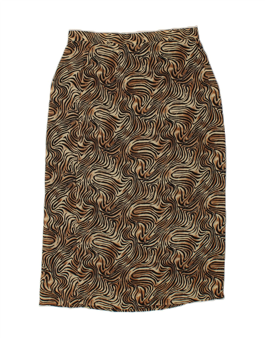 VINTAGE Womens Pencil Skirt W30  Medium Brown Animal Print Vintage Vintage and Second-Hand Vintage from Messina Hembry 