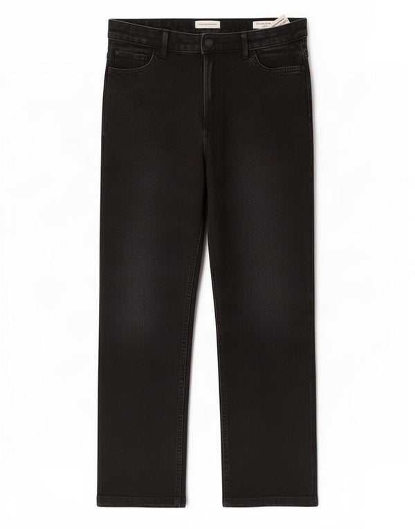 Jeans dritti Marks & Spencer da donna Lift Crop UK 14 medio W30 L25 neri